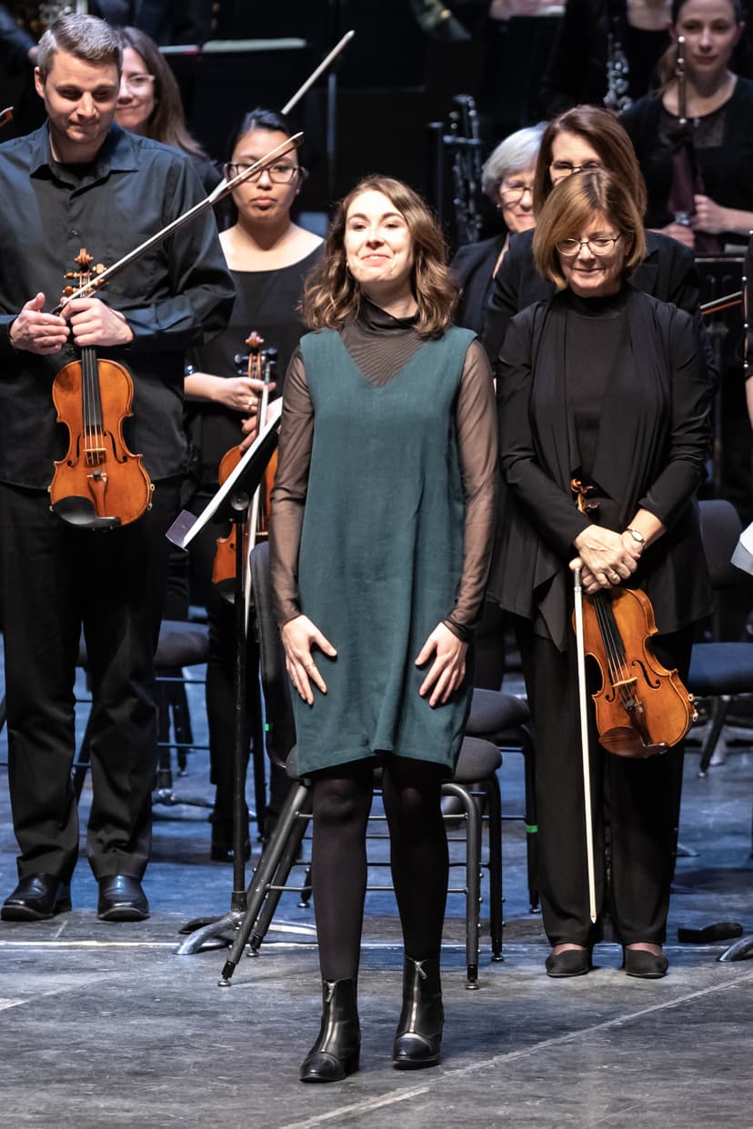 2020 Winnipeg New Music Festival, "in turn" premiere. Photographer — Matt Duboff.
